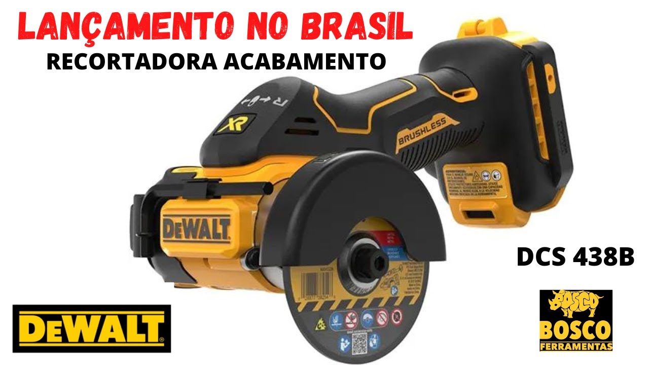 ESSA É UMA FERA!! FERRAMENTA DE CORTE 20V - DEWALT - DCS 438B  #ferramentaseletricas