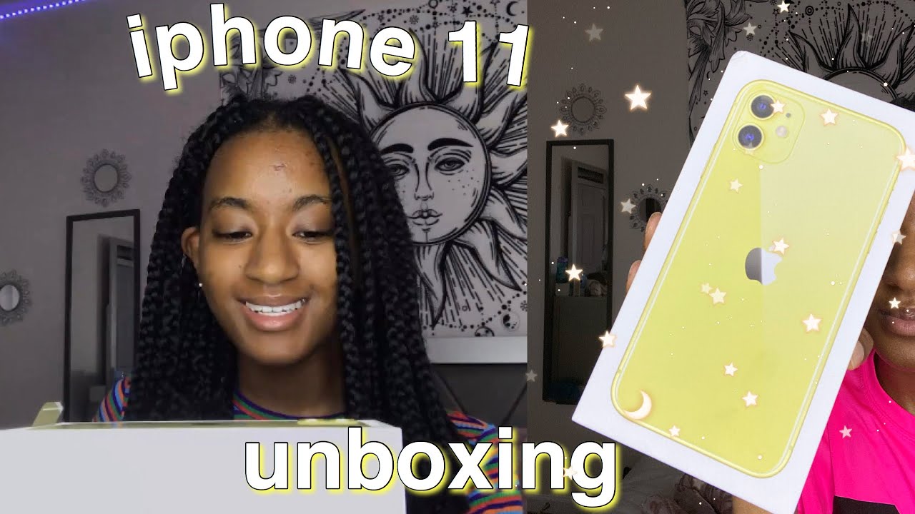YELLOW IPHONE 11 UNBOXING & SET UP + CAMERA TEST