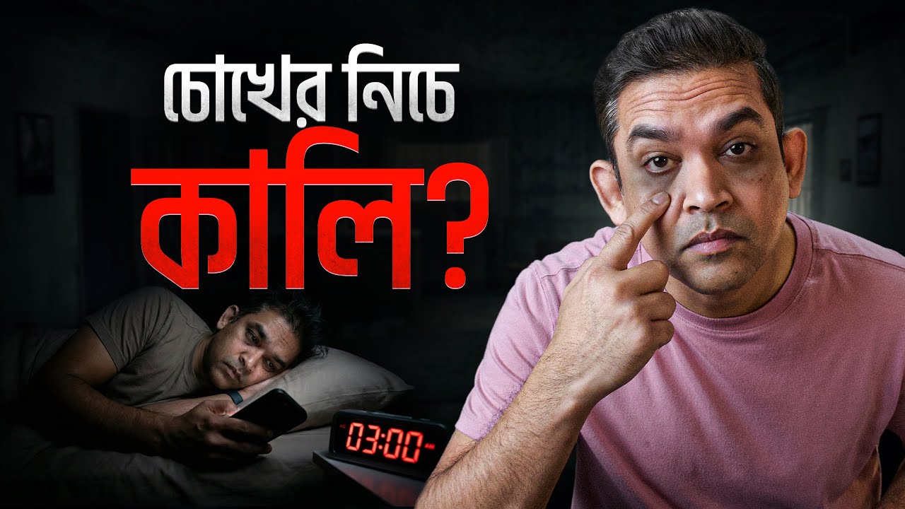 চোখের নিচে কালি দূর করার Scientific উপায়