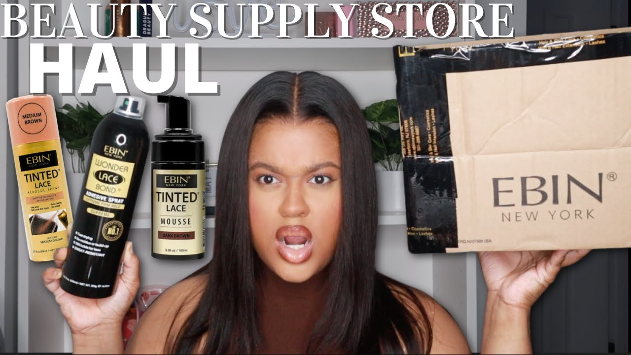 HUGE EBIN NEW YORK HAUL! NEW IN at the BEAUTY SUPPLY STORE!