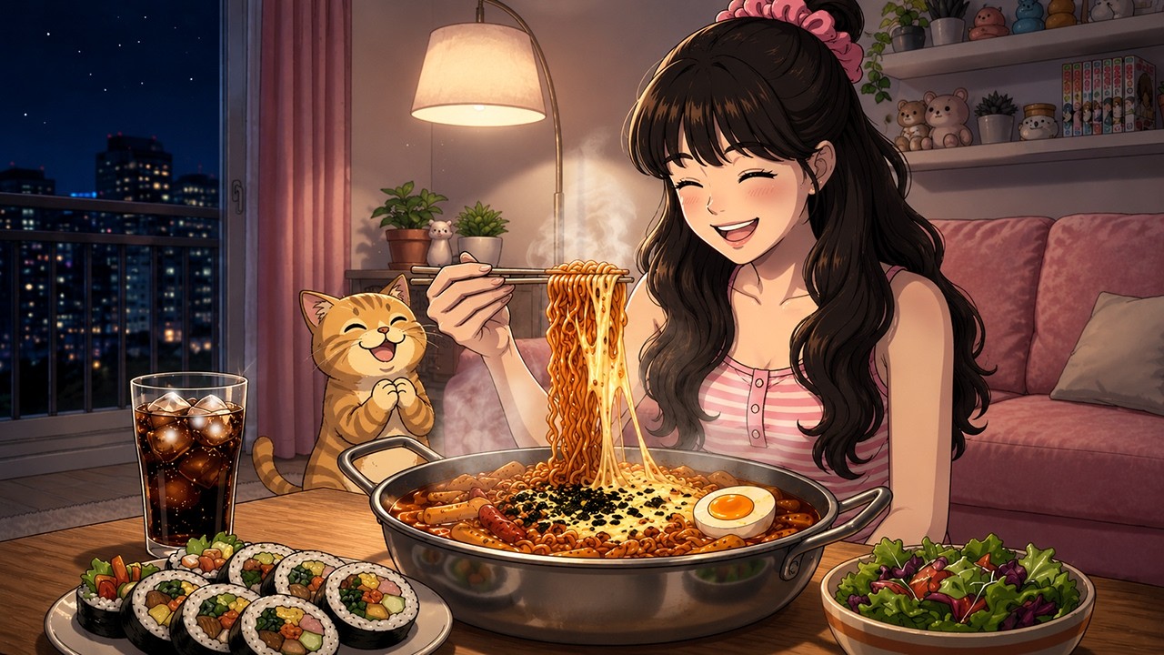 After Work Cooking & Cozy Weekend Reset ☀️ Anime ASMR