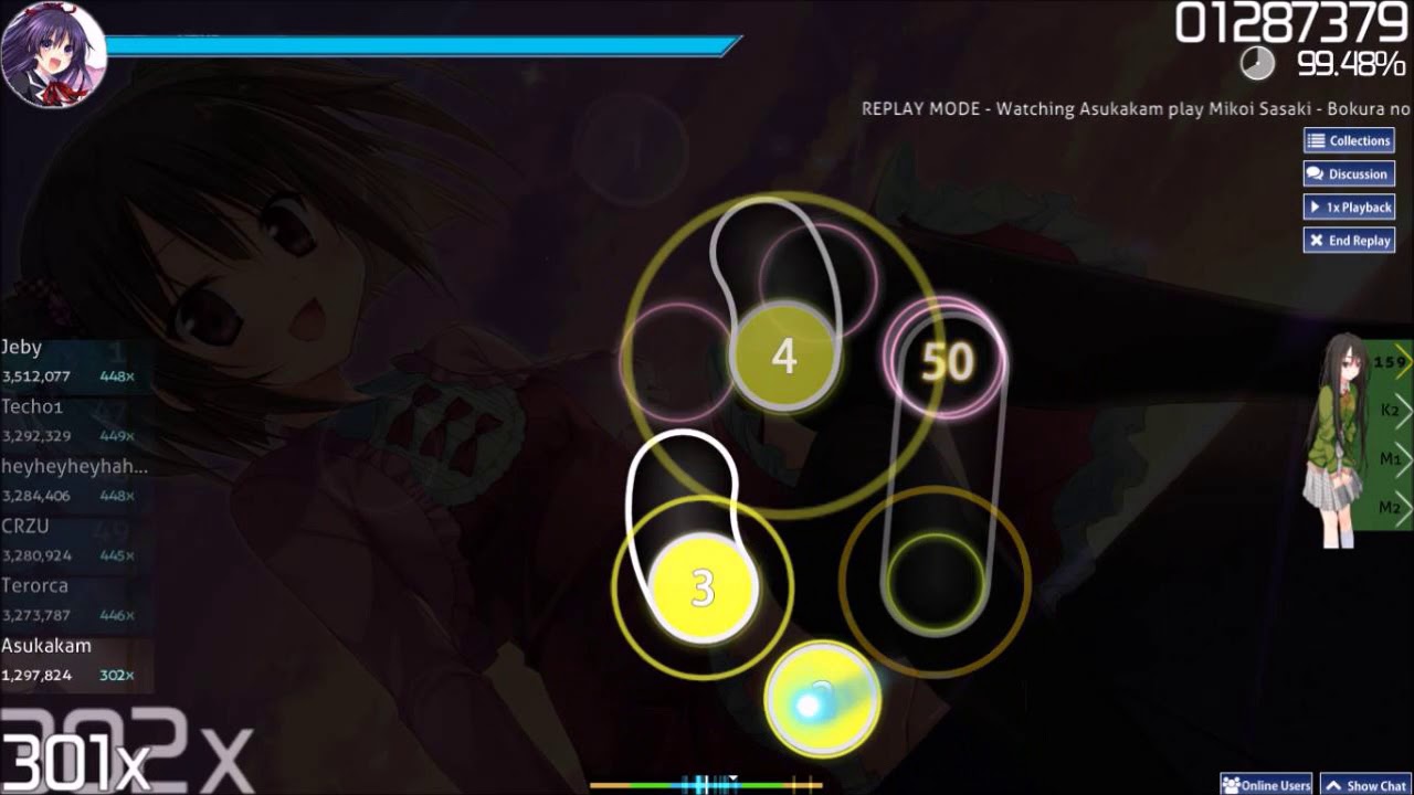 [osu]Mikoi Sasaki - Bokura no Seiza [Hard]