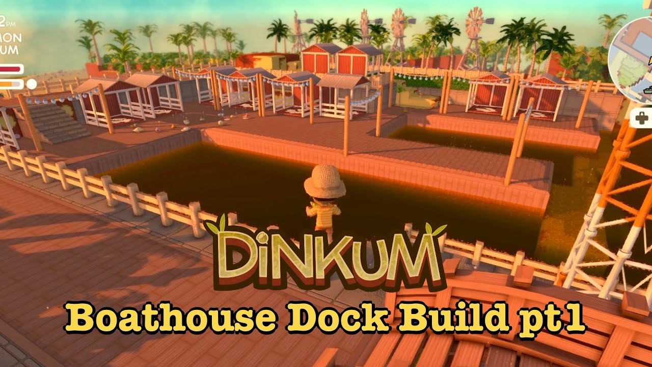 Dinkum Let's Build a Boathouse Dock