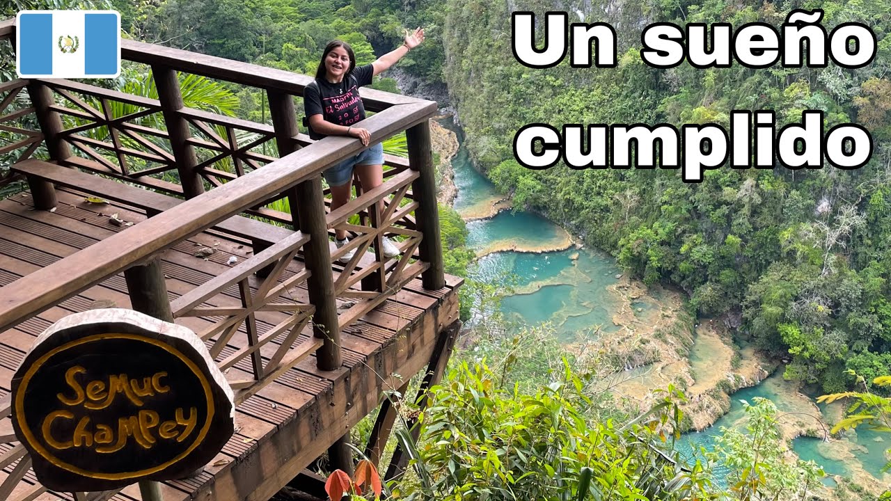 El Mirador con la VISTA más BELLA en SEMUC CHAMPEY en GUATEMALA 🇬🇹 | Celinaz 🇸🇻