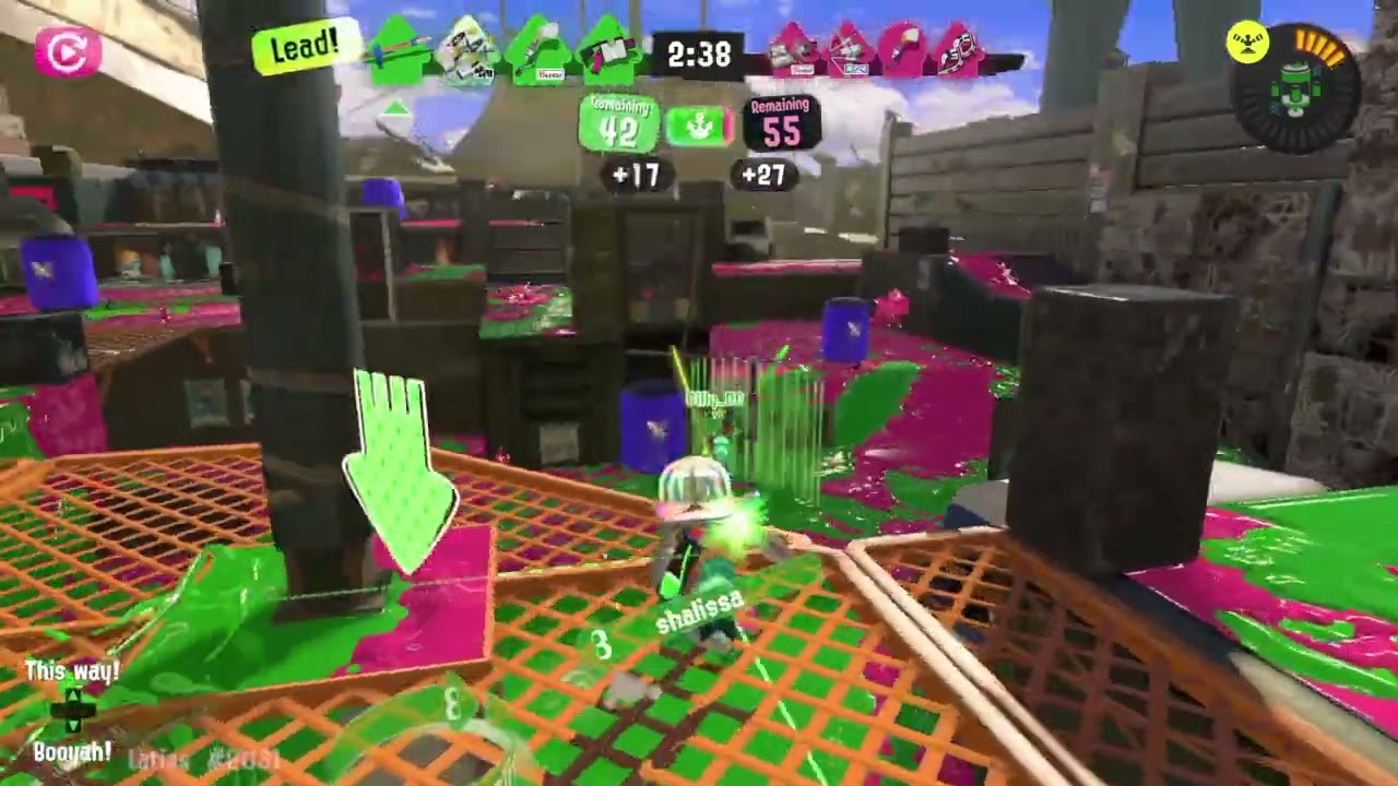 [Splatoon 3] Snipewriter 5H on Mincemeat Metalworks SZ