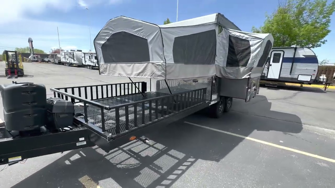 2023 Forest River Flagstaff 28TSCSE Pop Up Tent Trailer Toy Hauler