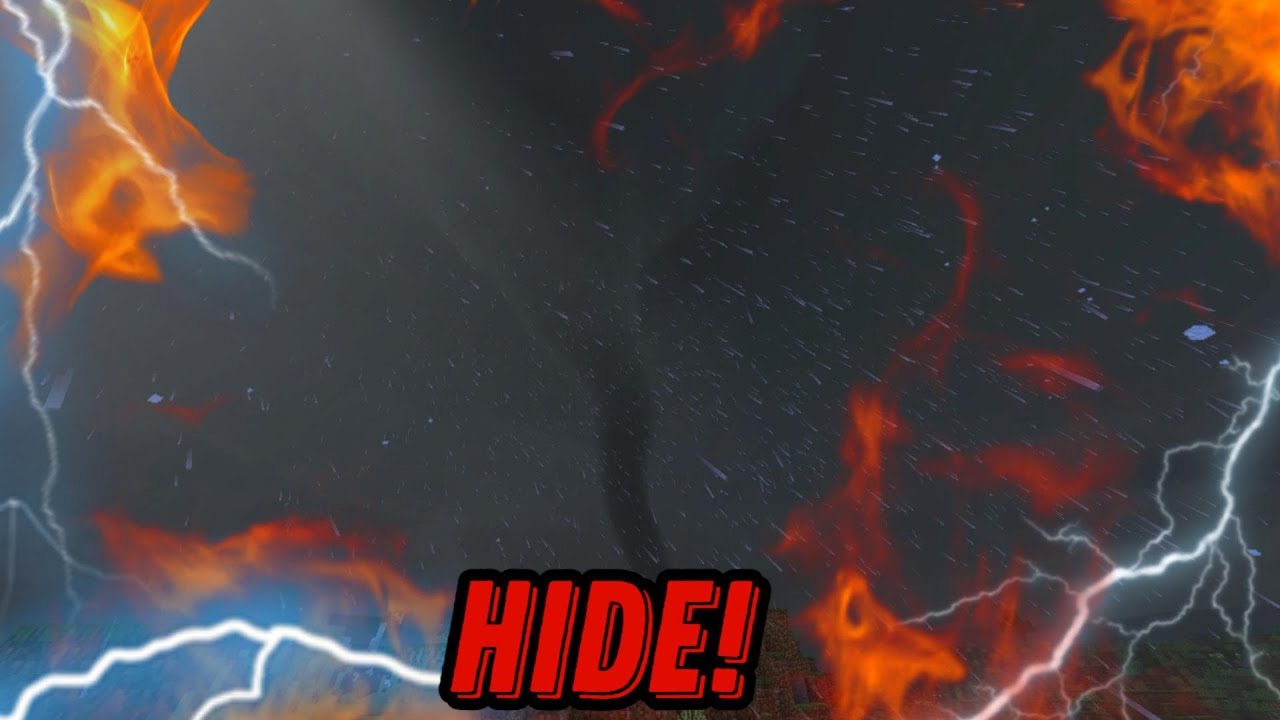 4 IDIOTS TRY SURVIVING A MINECRAFT TORNADO... AGAIN!!! With Ratingrights, Mills, and AidenGamer367!