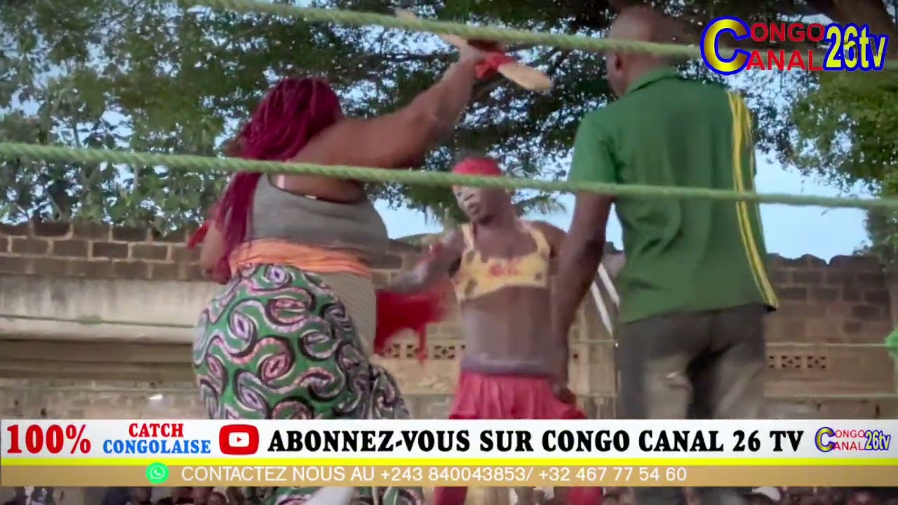 XENA MBOTO VS HIBOU COMBAT DE CATCH CONGOLAIS MBUJIMAYI