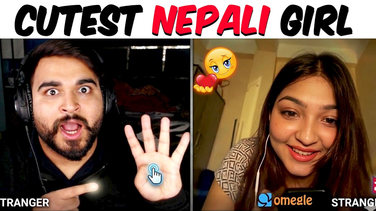 🇳🇵Nepali Girls Are Custest For Dating😍 | Flirting On Omegle🥵 | Uneasy Darpan