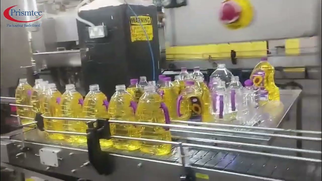 Edible Oil 2 Litre Pet Bottle Automatic Packing Line - On Site