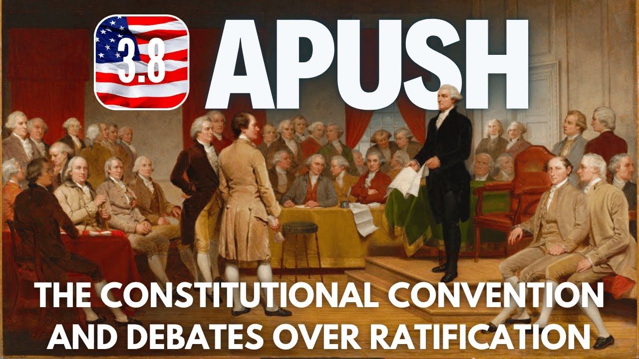 #23 - APUSH 3.8 The Constitutional Convention and Debates Over Ratification [UPDATED]