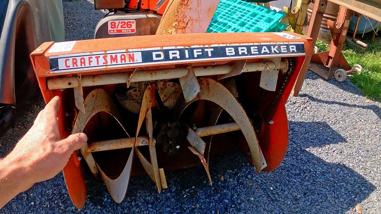 Free Drift BREAKER Snow Blower WILL IT RUN? - NNKH