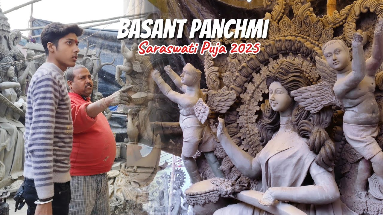 Eco Friendly Saraswati Murti Big Bazar। #Saraswati Puja 2025 #Basant Panchami 2025