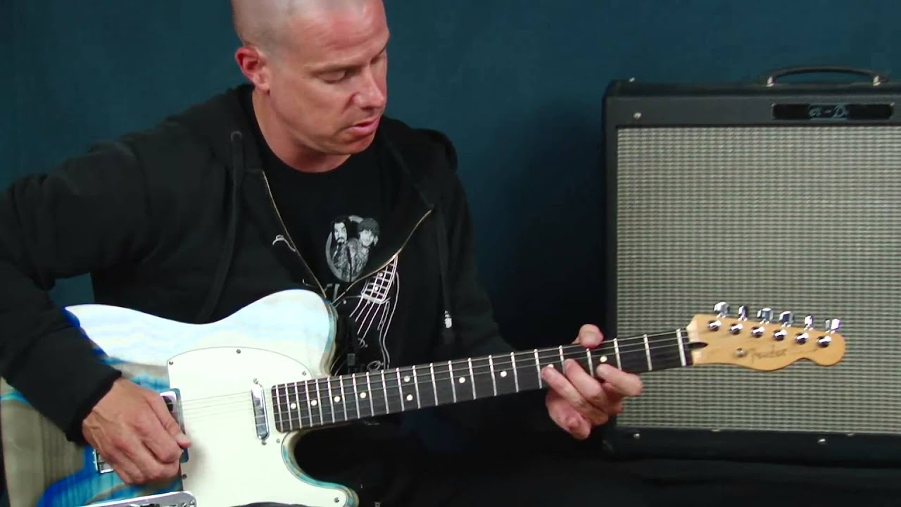 Learn blues rock lead guitar licks devices in the style of Mike Bloomfield major and minor on Tele