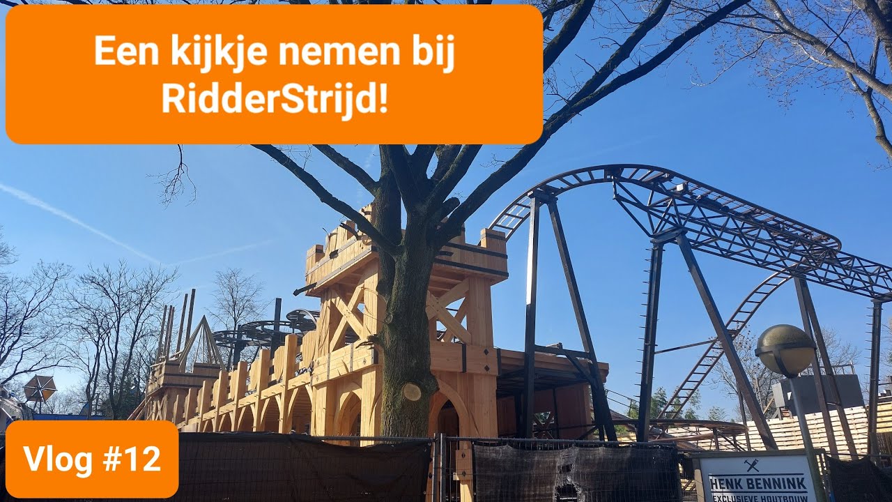 Rondje lopen om een gesloten Avonturenpark Hellendoorn + kijkje nemen bij RidderStrijd! (Vlog #12)