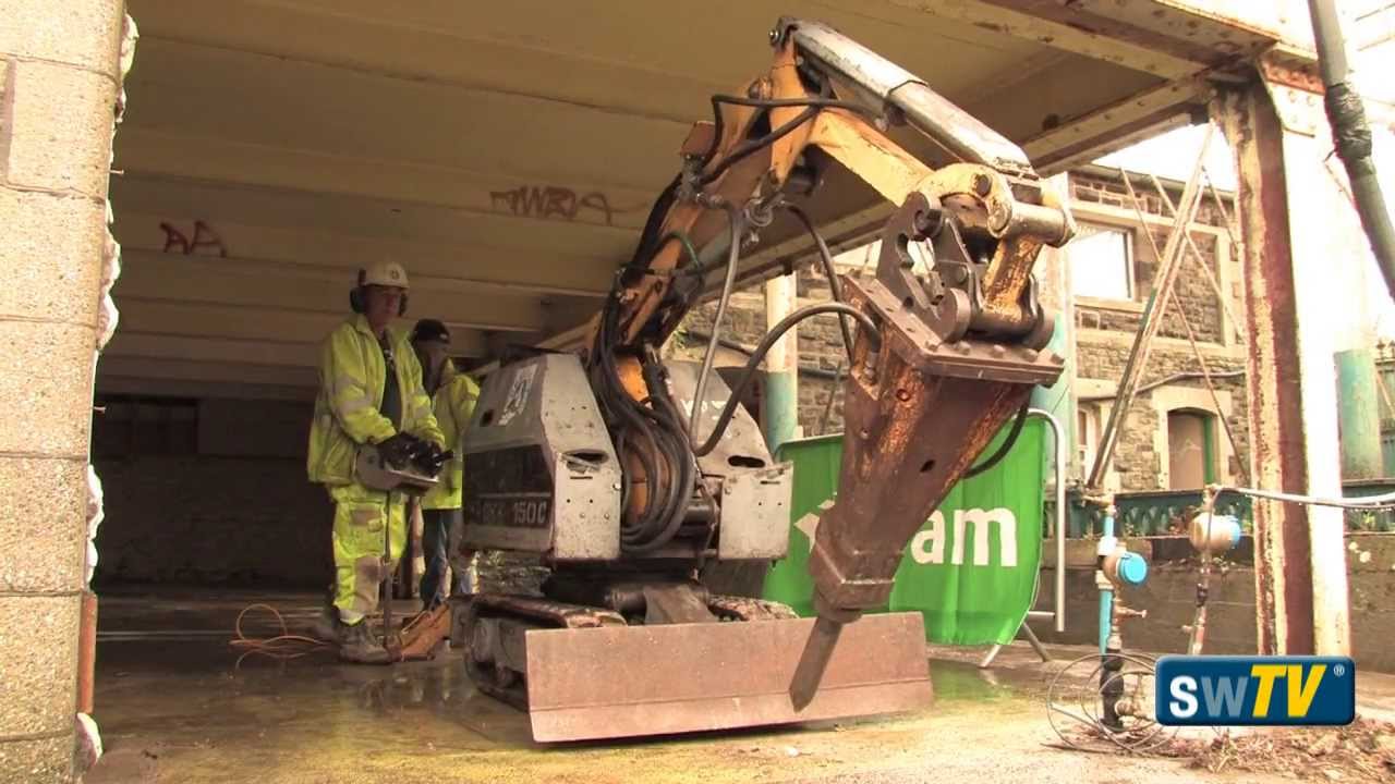 Swindon UTC - Site Demolition Begins