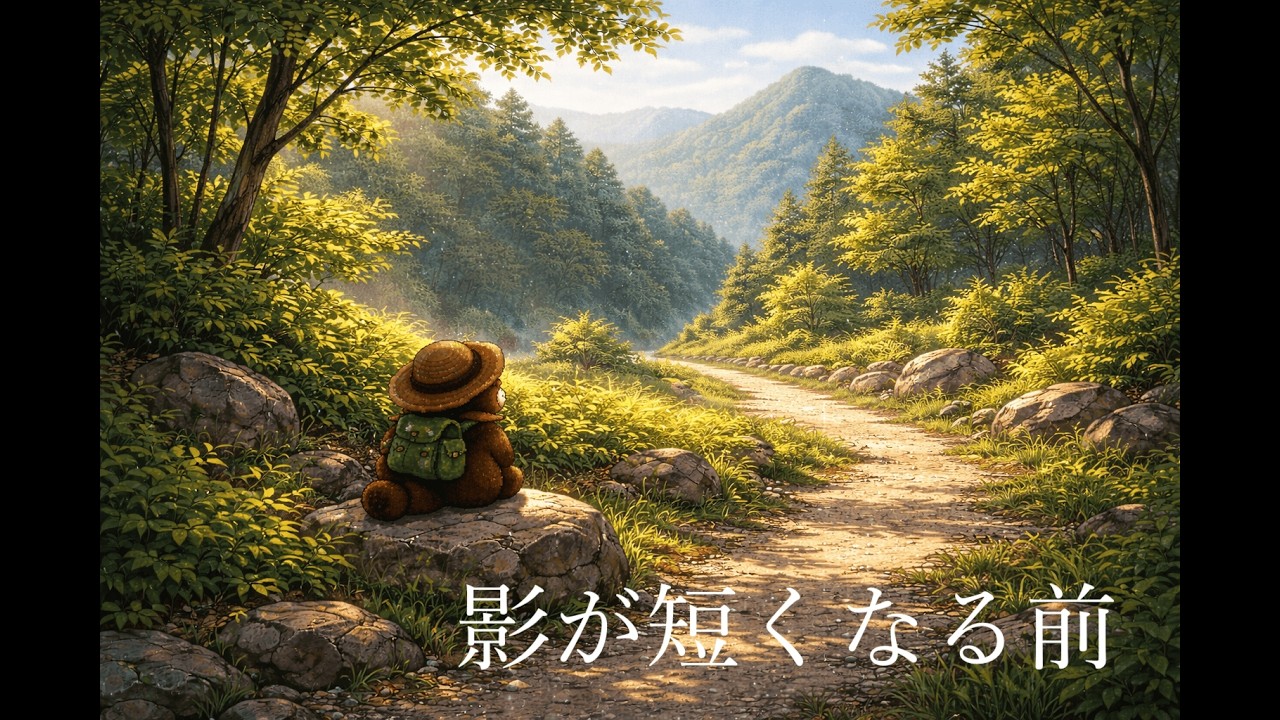 山道の途中、昼前。”Mid-Morning on a Mountain Path”