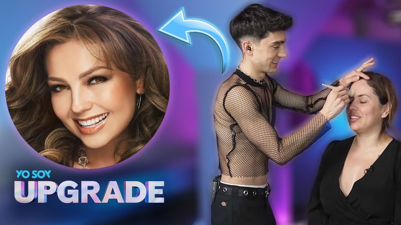 TRANSFÓRMATE EN THALÍA 😱💄 Tutorial maquillaje paso a paso | Yo Soy Upgrade