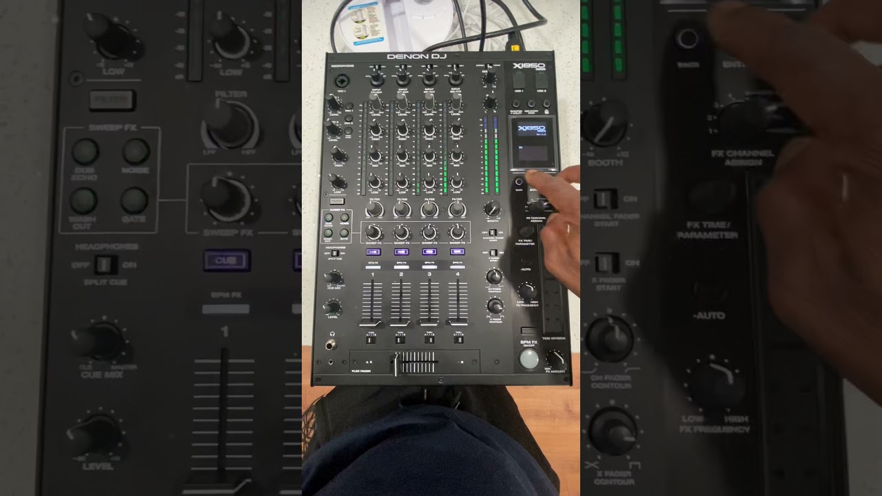 ISSUES WITH DENON X1850 PRIME MIXER. #denon #console #x1850 #dj  #issue  #djing #mixer #lights