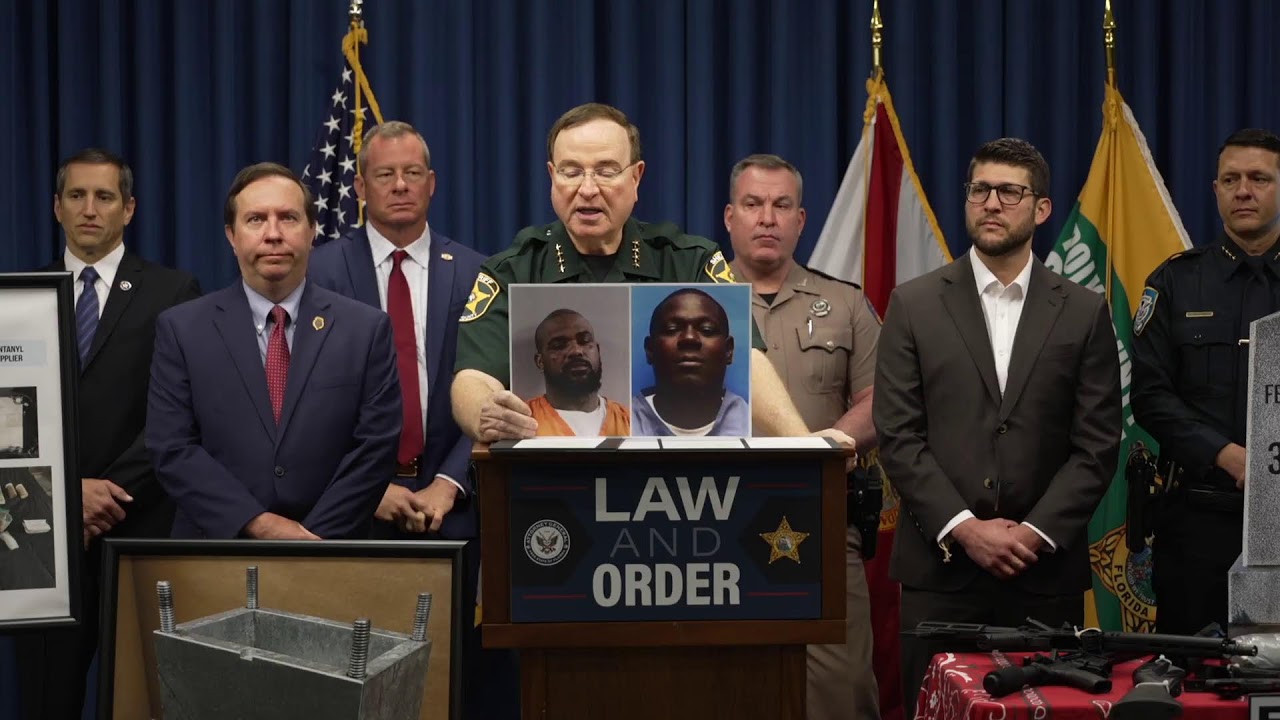 AG Uthmeier joins Polk County Sheriff Judd to announce results of criminal gang takedown operation