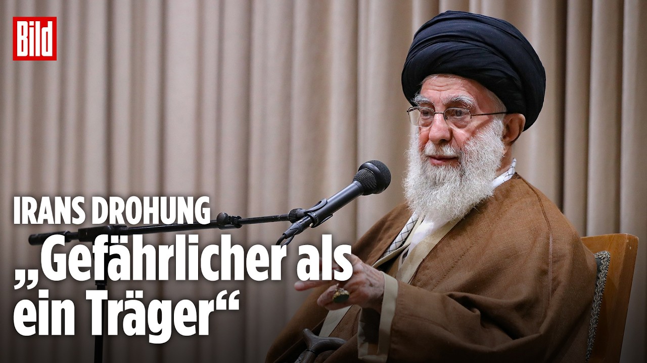 Mullah-Führer Chamenei droht USA: „Waffe kann Flugzeugträger versenken“