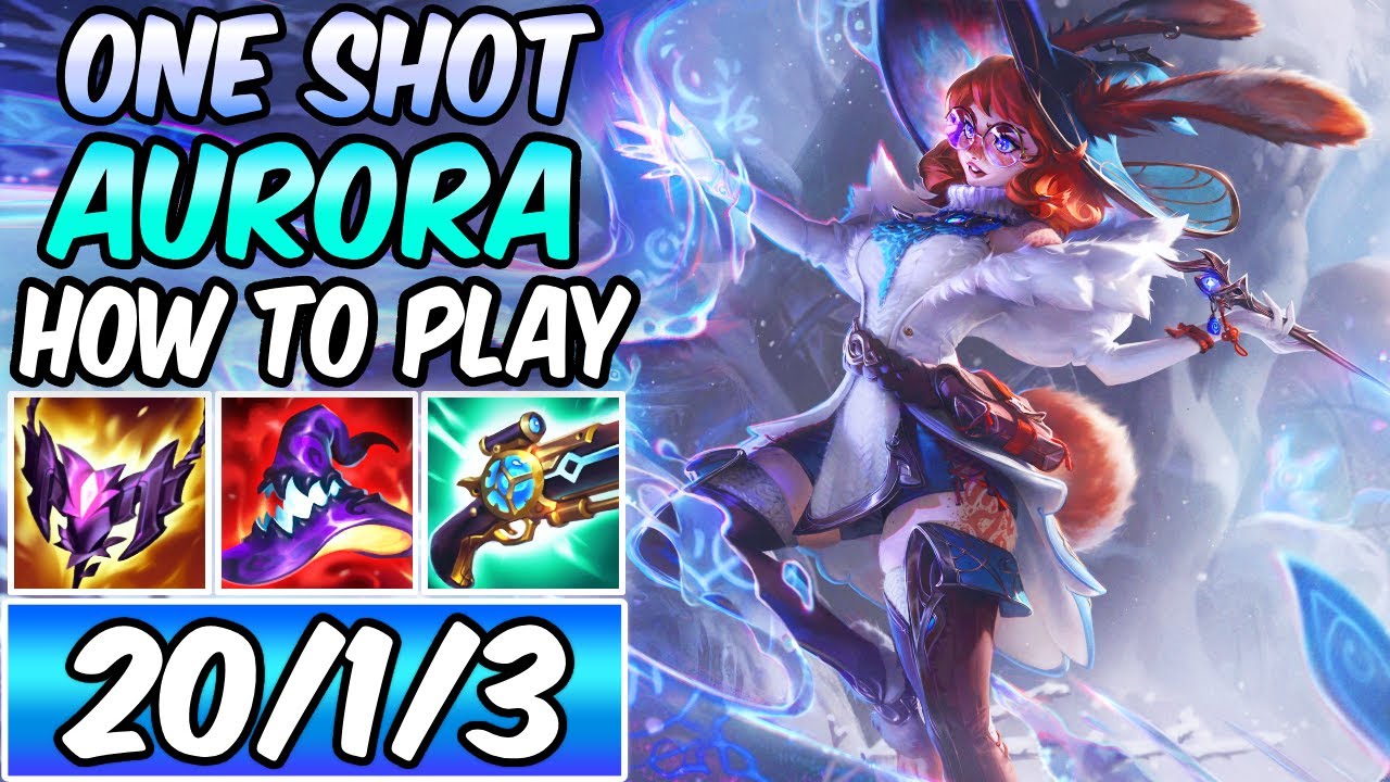 S+ КАК ИГРАТЬ ЗА AURORA (СРЕДНИЙ И КЭРРИ) &mdash; ГИД ПО АЛМАЗНОЙ AURORA | Лучшая сборка и руны | Leagu...