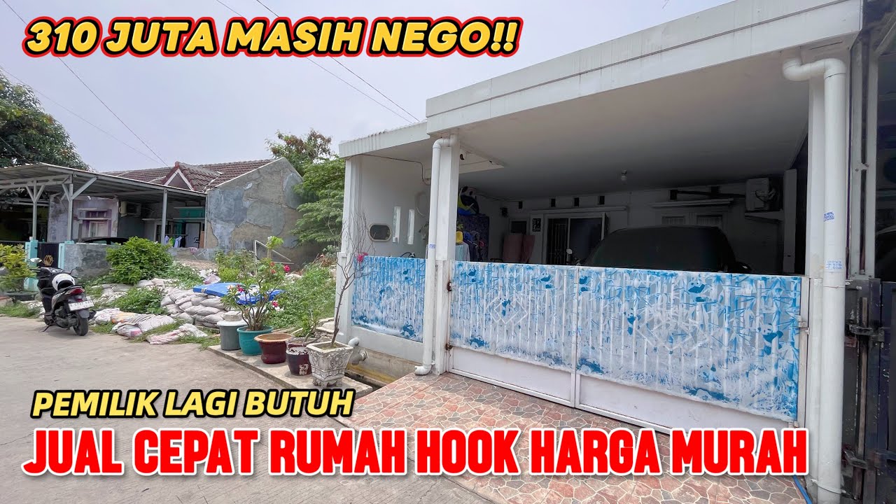 DI OBRAL MURAH RUMAH HUUK || 90% LAYAK HUNI || HARGA 310 JUTA NEGO SAMPAI JADI  || BONUS AC 