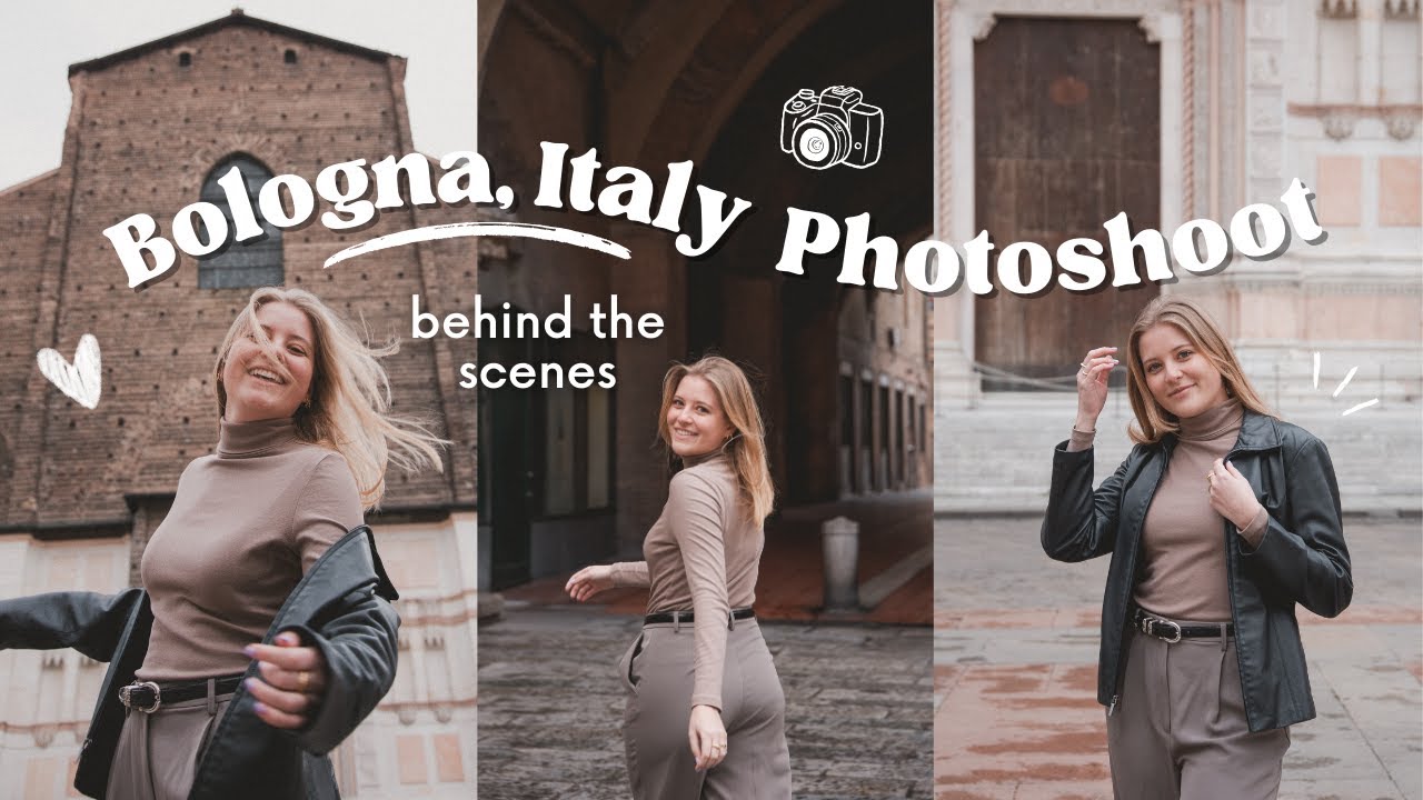Explore Bologna, Italy | BTS Photoshoot with local @SheaJordan #photography #bts #bologna