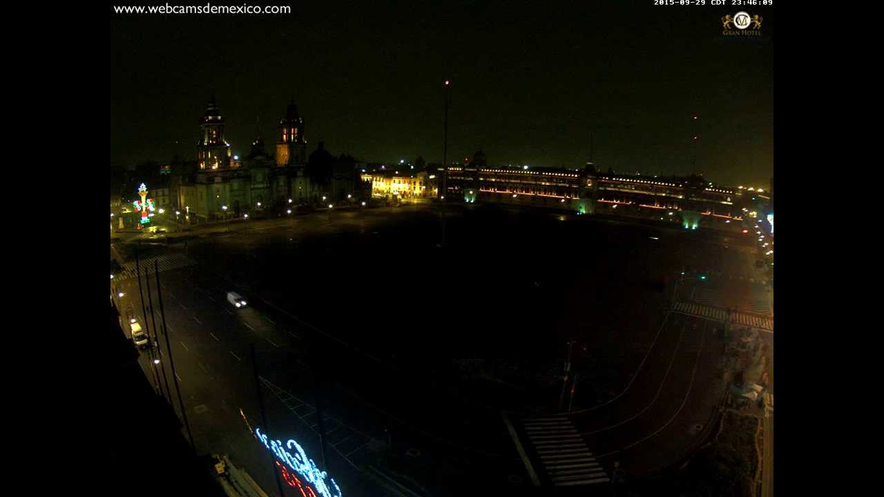 Alerta sísmica Zócalo de la Ciudad de México 23:45 del 29 septiembre 2015