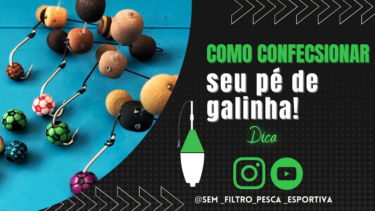 Como confecsionar seu pé de galinha - DICA