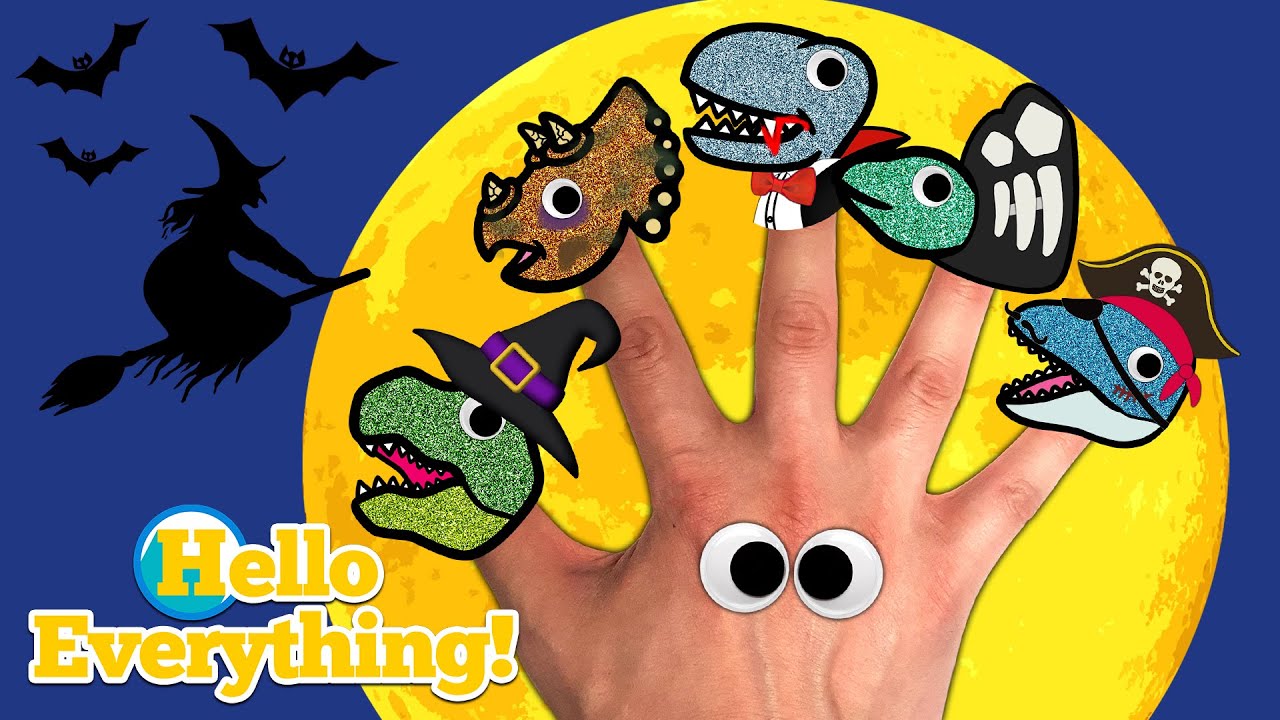 Halloween Dinosaur Finger Family | Kids Songs and Nursery Rhymes