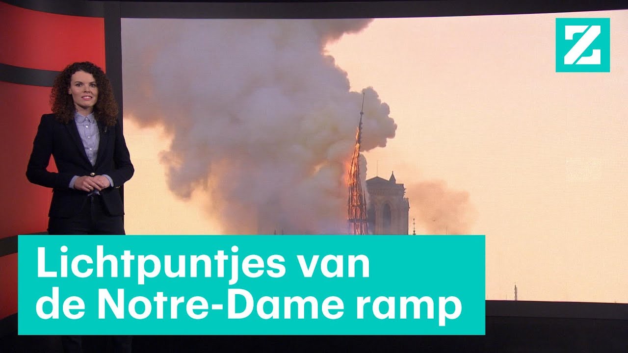 Lichtpuntjes van Notre-Dame ramp • Z zoekt uit