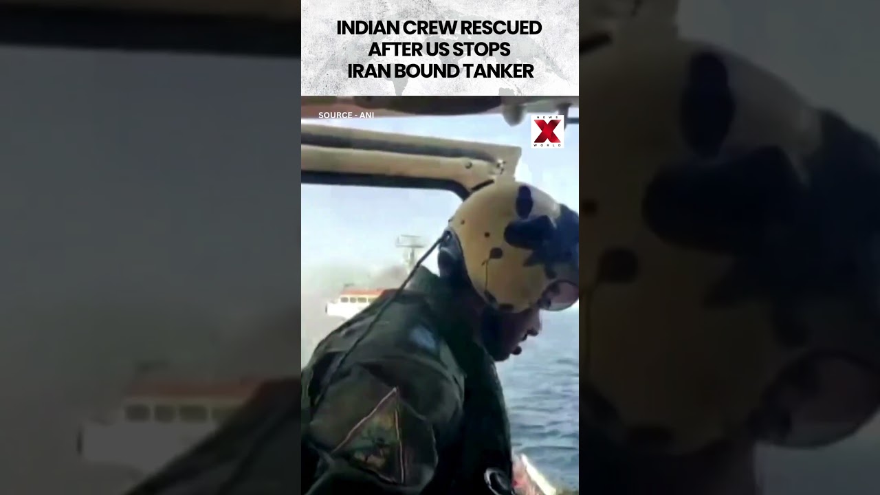 24 Indian Sailors Rescued After US Strikes Iran-Bound Tanker | NewsX World