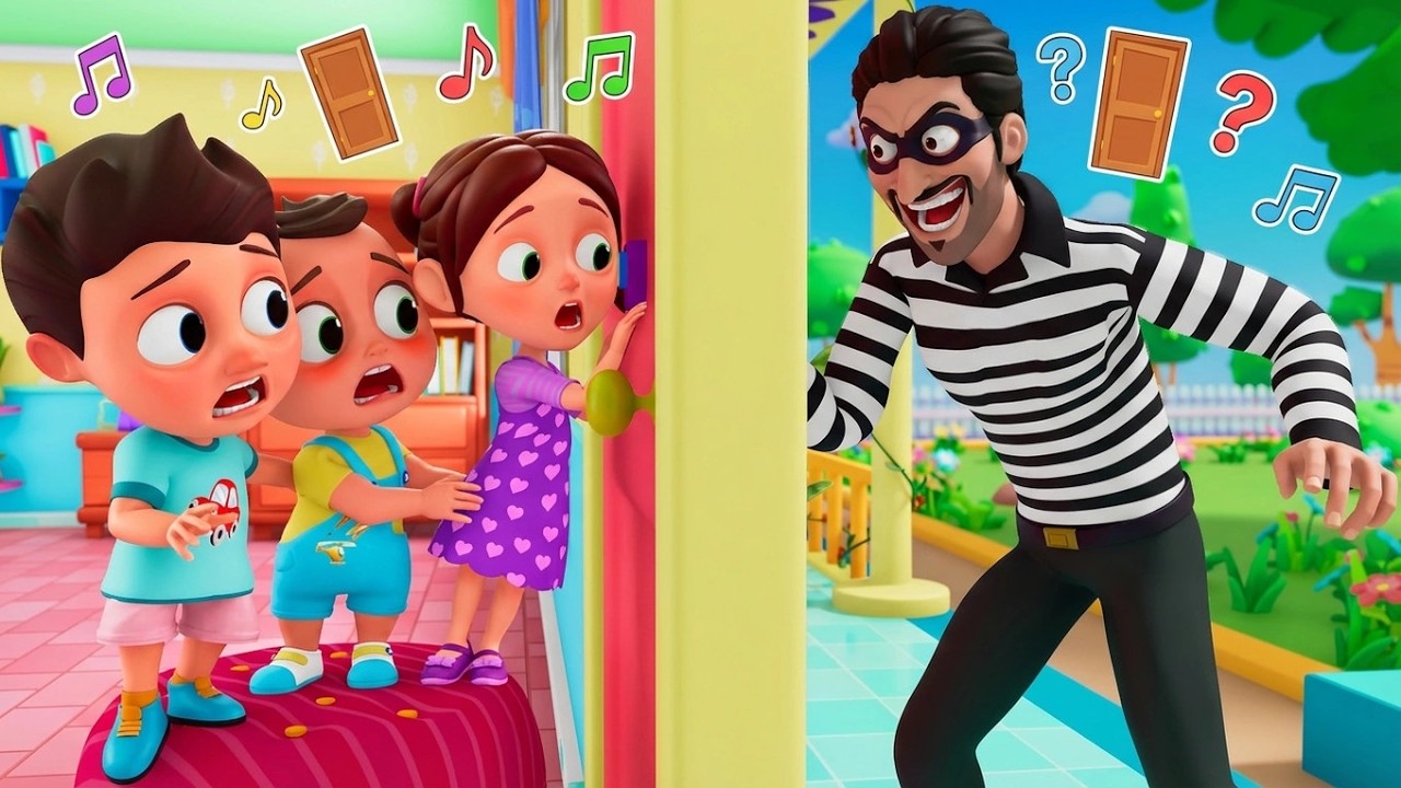 Toc toc, chi è là? 🚪 Canzoni per Bambini e Molto Altro | Baby Berry Disegni Animati 🍓