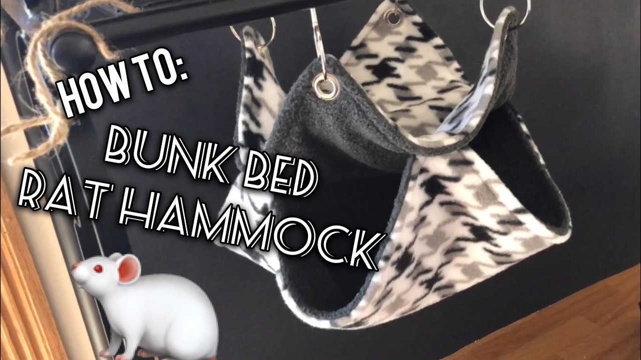 Bunk Bed Rat Hammock: TUTORIAL