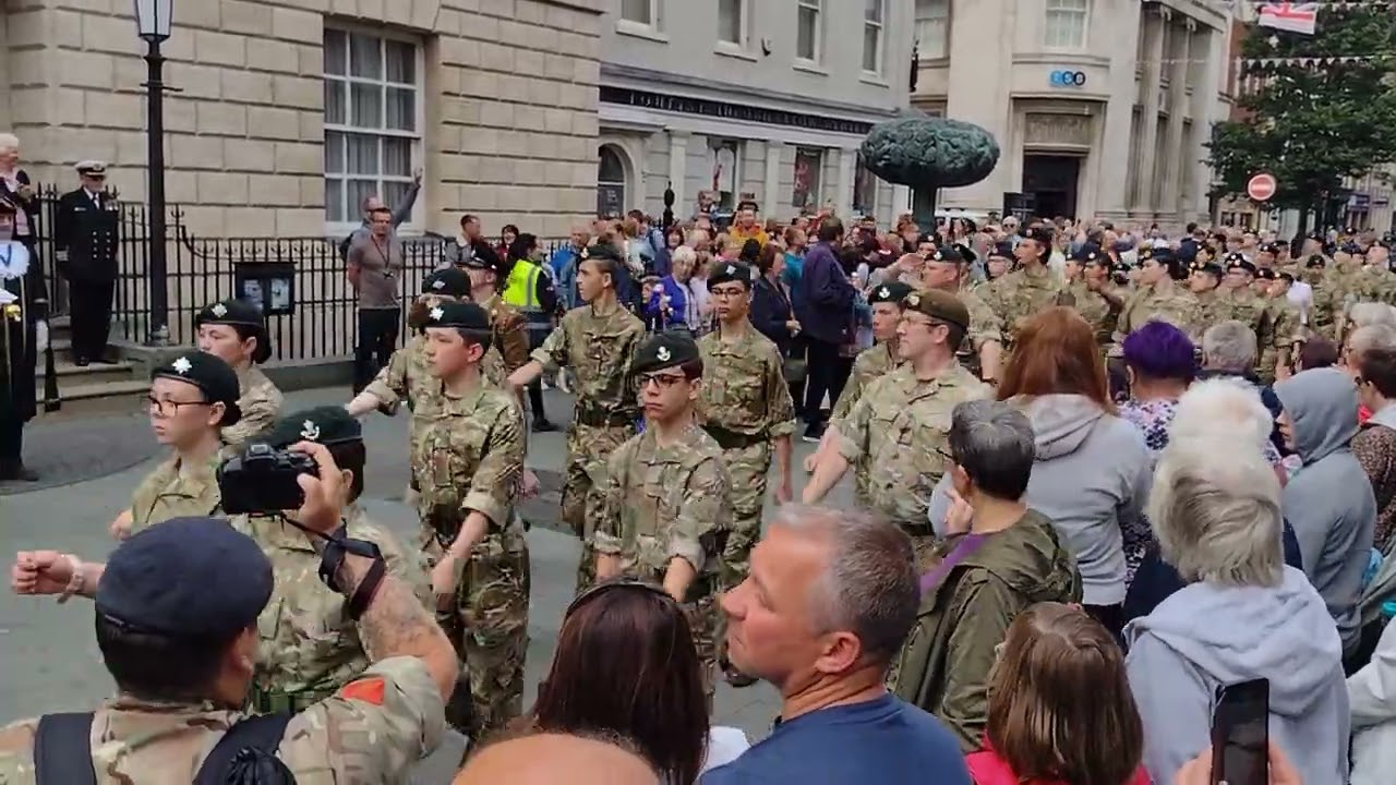 Armed Forces Day -  The  march past  Doncaster Mansion House, 11am Saturday 29 June 2024.