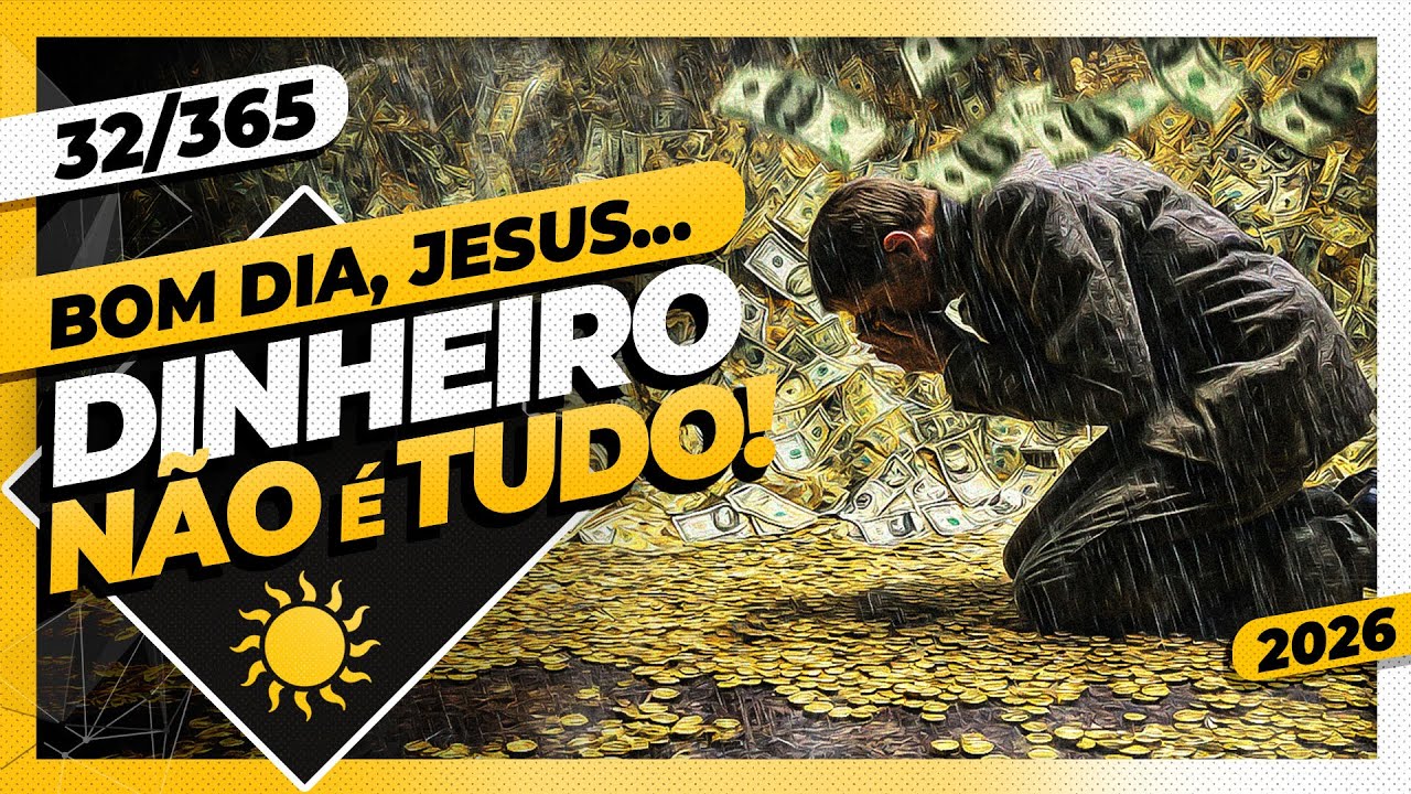DINHEIRO NÃO É TUDO! - Bom dia, Jesus! 32/365 (2026)