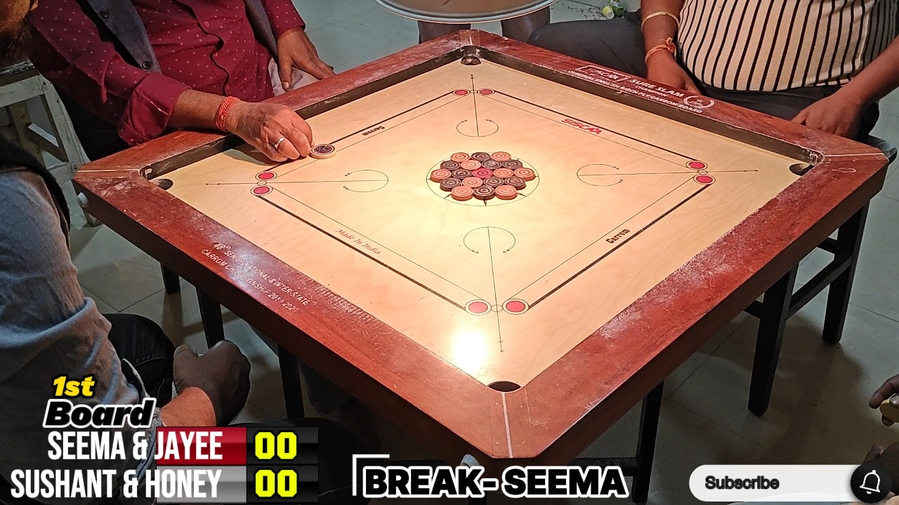 Carrom Doubles Epic Showdown 🎯 | Seema & Jayee vs Sushant & Honey | Full Club Match 🏆🔥