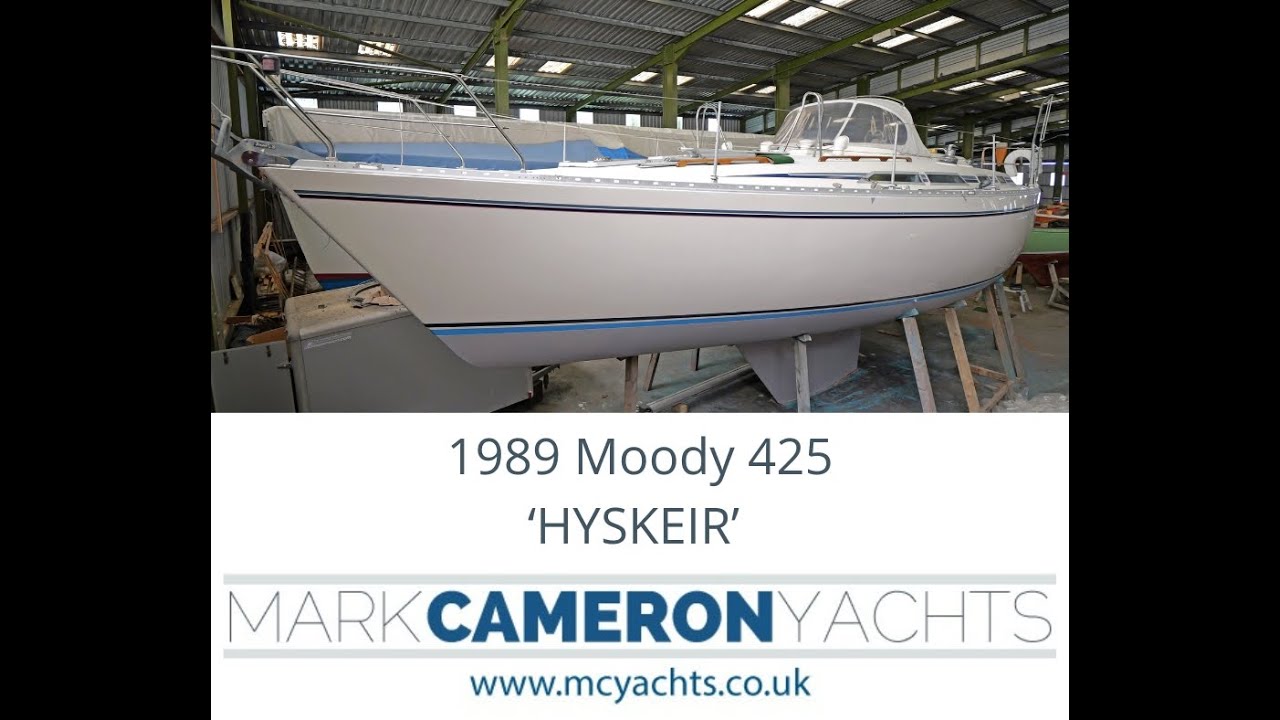 1989 Moody 425 - HYSKEIR | 3 Cabin, centre cockpit cruising yacht for sale with Mark Cameron Yachts