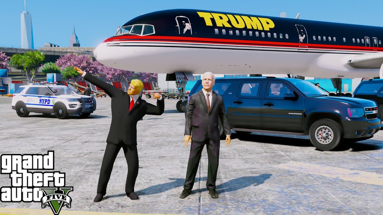 Transporting President Trump From New York City To Miami In GTA 5