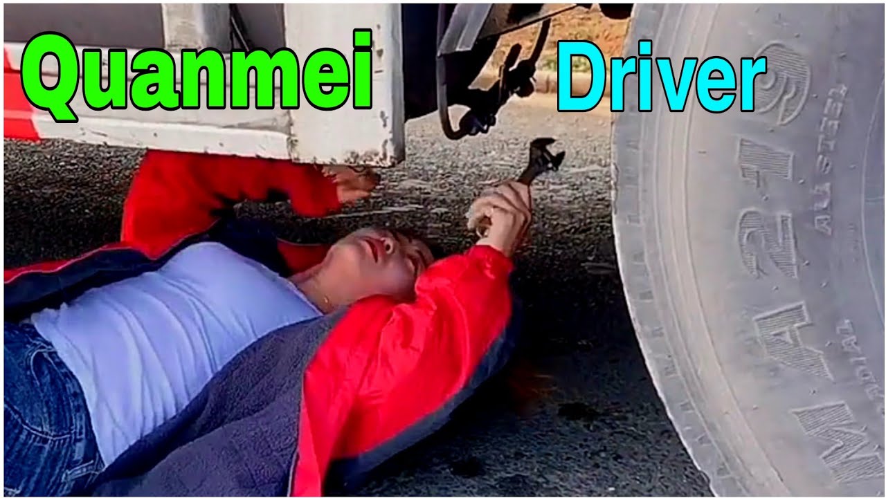 Quanmei nữ tài xế xe tải xinh đẹp