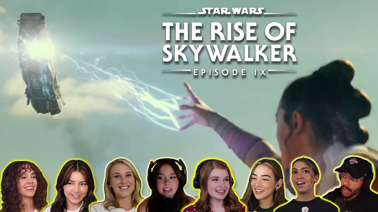 Reactors Reacting to REY USING FORCE LIGHTNING | Star Wars: The Rise of Skywalker (2019)