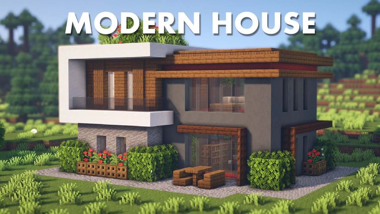 Minecraft | How to build a Modern House