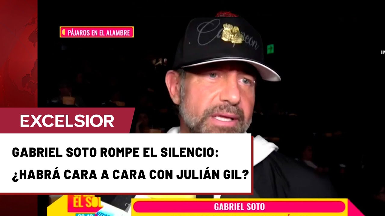 Gabriel Soto habla sobre un posible encuentro con Julián Gil