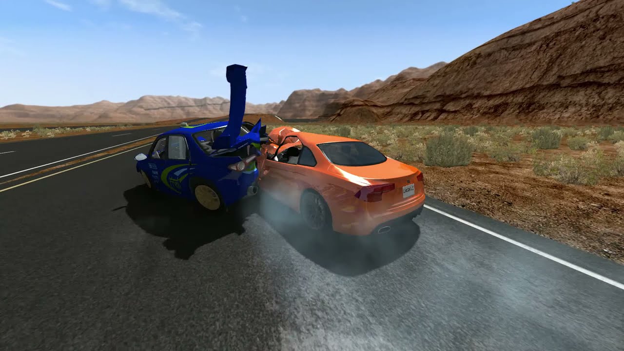 Epic High Speed Traffic Crashes #1 BeamNG Drive | Crashi letsplay