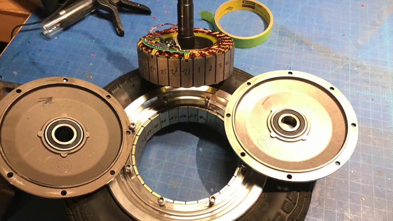 Repurposing a Hoverboard wheel into a low RPM alternator for sustainable energy