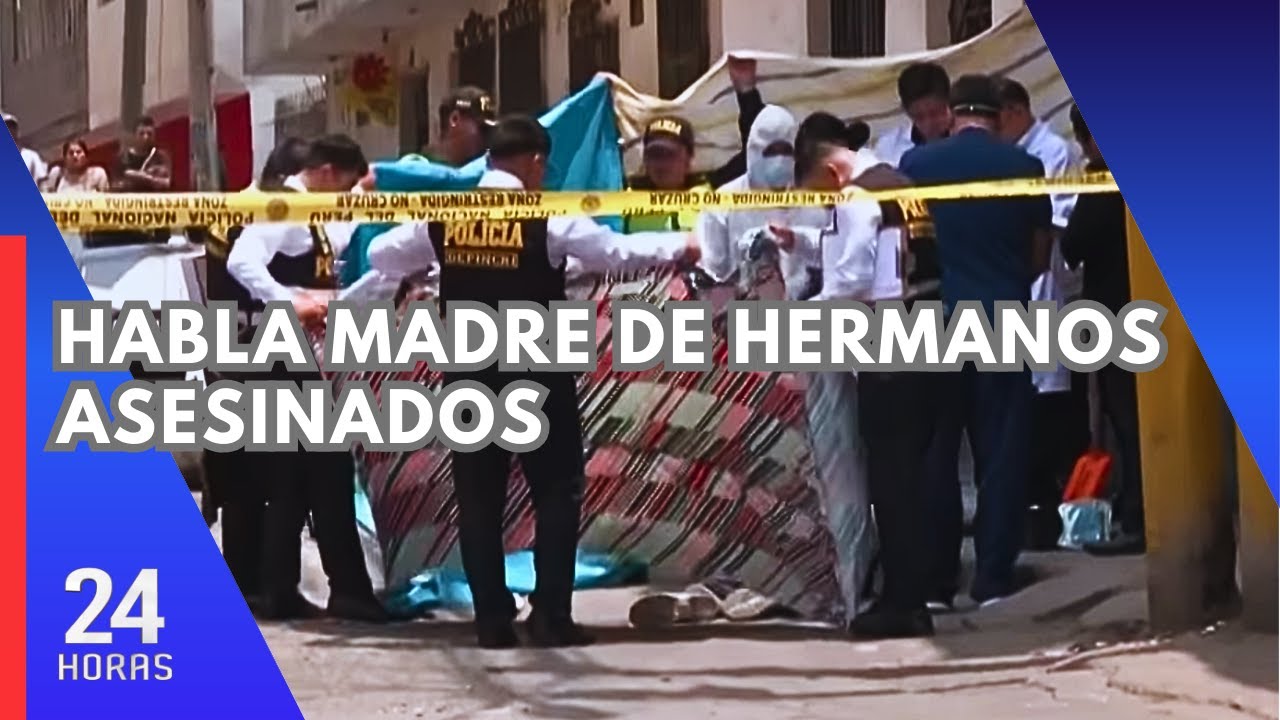 San Luis: Sicarios en moto asesinan a dos hermanos en plena calle