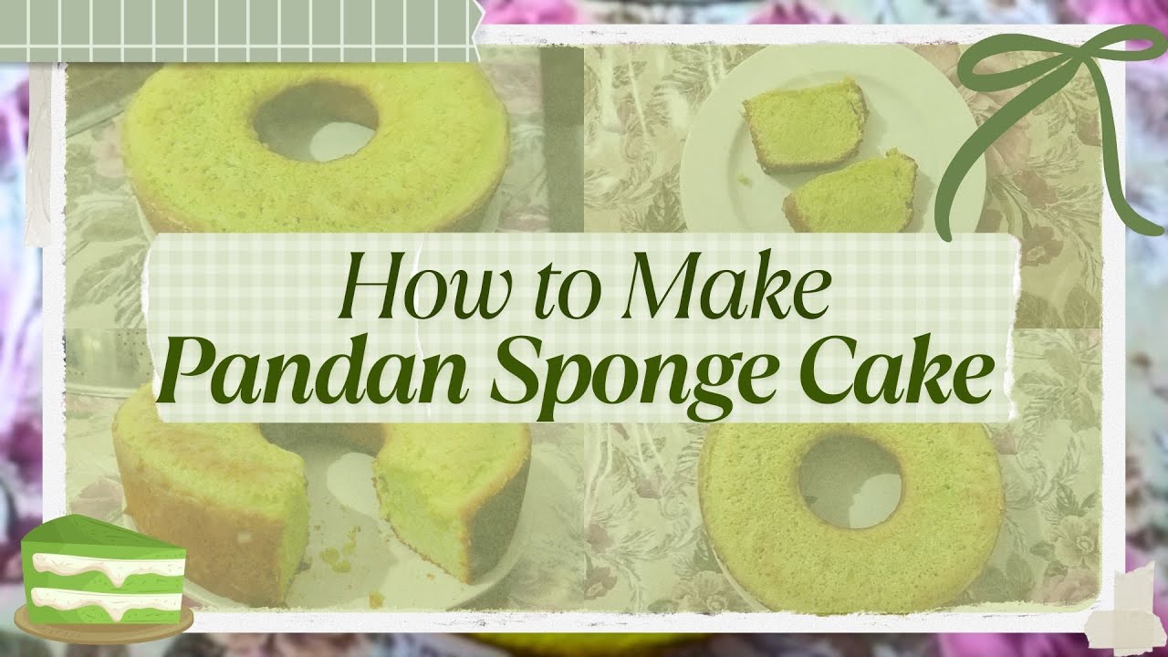 How to Make Pandan Sponge Cake | MK Bahasa Inggris