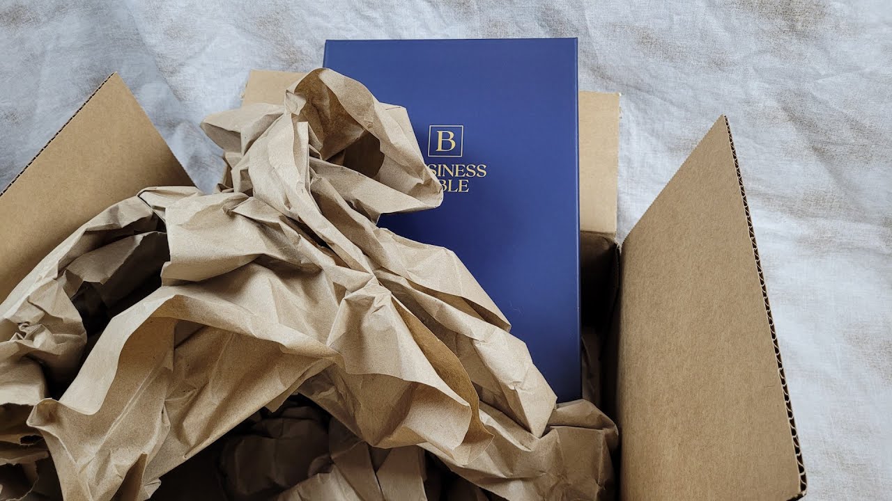 The Business Bible: : NASB Gold Letter Edition Unboxing