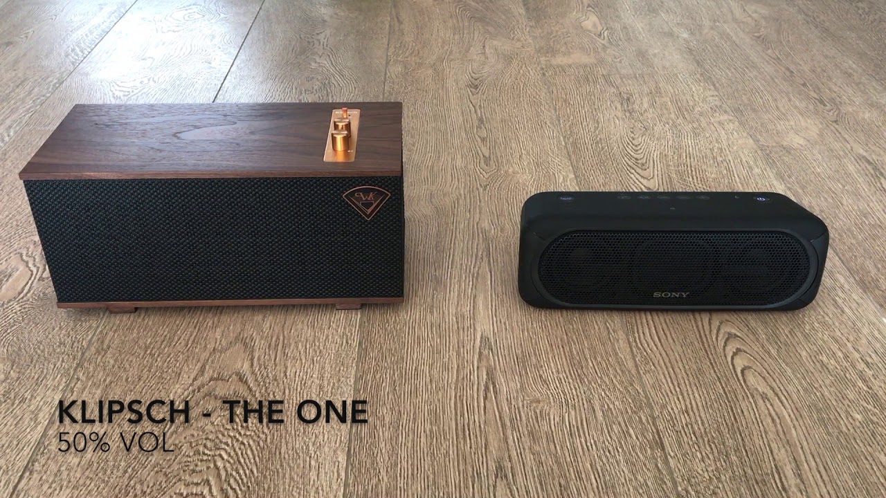 Klipsch The One vs Sony Srs Xb40 soundcheck